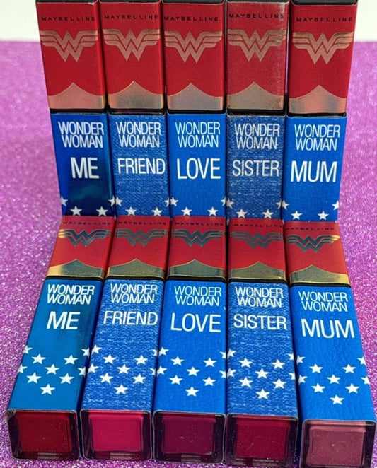 MAYBELLINE LIP GLOSS MATT  EDIZIONE WONDER WOMAN